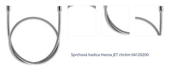 Sprchová hadica Hansa JET chróm 04120200 1