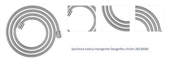 Sprchová hadica Hansgrohe Designflex chróm 28230000 1