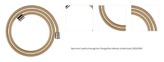 Sprchová hadica Hansgrohe Designflex leštený vzhľad zlata 28260990 1