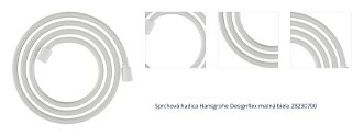 Sprchová hadica Hansgrohe Designflex matná biela 28230700 1
