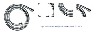 Sprchová hadica Hansgrohe Isiflex satinox 28276810 1