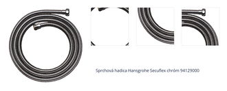 Sprchová hadica Hansgrohe Secuflex chróm 94129000 1