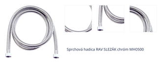 Sprchová hadica RAV SLEZÁK chróm MH0500 1