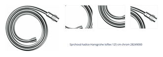 Sprchová hadice Hansgrohe Isiflex 125 cm chrom 28249000 1