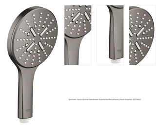 Sprchová hlavica Grohe Rainshower SmartActive kartáčovaný Hard Graphite 26574AL0 1