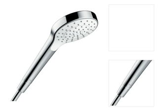 Sprchová hlavica Hansgrohe Croma Select S biela / chróm 26806400 3