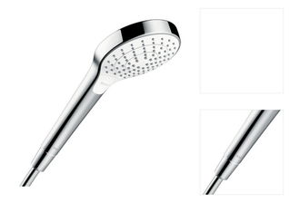 Sprchová hlavica Hansgrohe Croma Select S biela/chróm 26803400 3