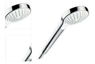 Sprchová hlavica Hansgrohe Croma Select S biela/chróm 26803400 4