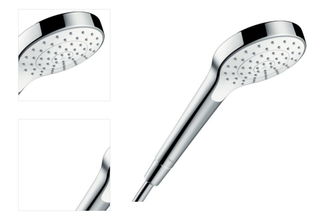 Sprchová hlavica Hansgrohe Croma Select S biela/chróm 26805400 4