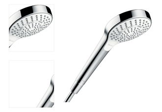 Sprchová hlavica Hansgrohe My Select S biela/chróm 26636400 4