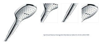 Sprchová hlavica Hansgrohe Raindance Select E chróm 26521000 1