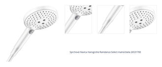 Sprchová hlavica Hansgrohe Raindance-Select matná biela 26531700 1