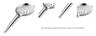 Sprchová hlavica Hansgrohe Raindance Select S chróm 26530000 1