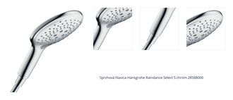 Sprchová hlavica Hansgrohe Raindance Select S chróm 28588000 1