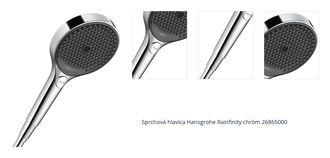 Sprchová hlavica Hansgrohe Rainfinity chróm 26865000 1