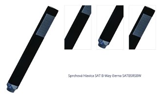 Sprchová hlavica SAT B-Way čierna SATBSRSBW 1
