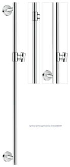 Sprchová tyč Hansgrohe Unica chróm 26402000 1