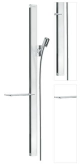 Sprchová tyč Hansgrohe Unica so sprchovou hadicou biela/chróm 27640400 3