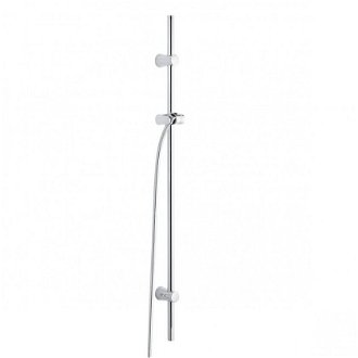 Sprchová tyč KLUDI A-QA na stenu so sprchovou hadicou chróm 6209505-00