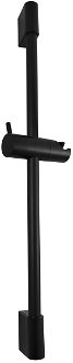 Sprchová tyč RAV SLEZÁK s držiakom sprchy čierna matná PD0015CMAT