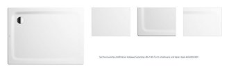 Sprchová vanička obdĺžniková Kaldewei Superplan 385-1 80x75 cm smaltovaná oceľ alpská biela 447630023001 1