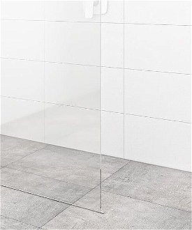 Sprchová zástena Walk-in 110 cm SAT vo farbe profilu biela SATBWI110ZAVB 9
