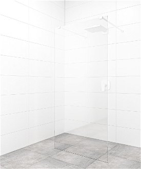 Sprchová zástena Walk-in 110 cm SAT vo farbe profilu biela SATBWI110ZAVB