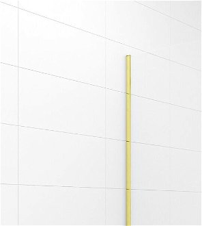 Sprchová zástena Walk-in 110 cm SAT vo farbe profilu zlatá lesk SATBWI110PRZ 6