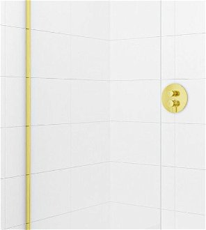 Sprchová zástena Walk-in 110 cm SAT vo farbe profilu zlatá lesk SATBWI110PRZ 5