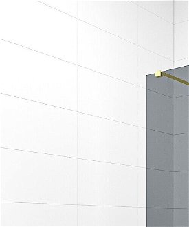 Sprchová zástena Walk-in 120 cm SAT vo farbe profilu zlatá SATBWI120KSZAVZ 6