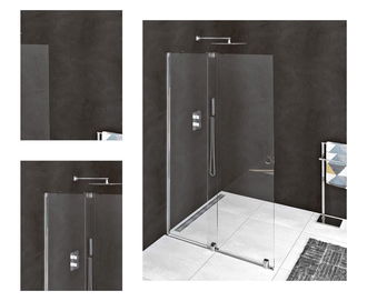 Sprchová zástena walk-in 140 cm Polysan Modular Shower MS5-140 4