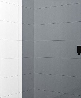 Sprchová zástena Walk-in 140 cm SAT vo farbe profilu čierna SATBWI140KSZAVC 5