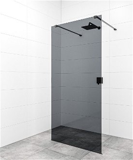 Sprchová zástena Walk-in 140 cm SAT vo farbe profilu čierna SATBWI140KSZAVC 2