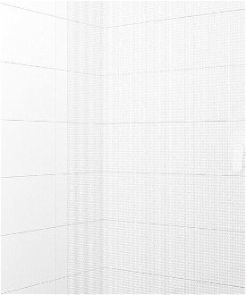 Sprchová zástena Walk-in 90 cm SAT vo farbe profilu biela SATBWI90MRZAVB 5