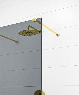 Sprchová zástena Walk-in 90 cm SAT vo farbe profilu zlatá SATBWI90KSZAVZ 7