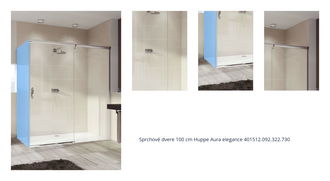 Sprchové dvere 100 cm Huppe Aura elegance 401512.092.322.730 1