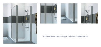 Sprchové dvere 100 cm Huppe Classics 2 C23806.069.322 1