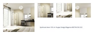 Sprchové dvere 100 cm Huppe Design Elegance 8E0706.092.322 1