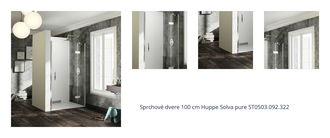 Sprchové dvere 100 cm Hüppe Solva pure ST0503.092.322 1