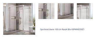 Sprchové dvere 100 cm Ravak Blix X0PMA0C00Z1 1