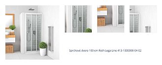 Sprchové dvere 100 cm Roth Lega Line 413-1000000-04-02 1