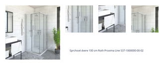 Sprchové dvere 100 cm Roth Proxima Line 537-1000000-00-02 1