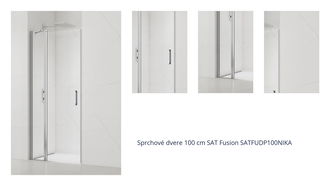 Sprchové dvere 100 cm SAT Fusion SATFUDP100NIKA 1