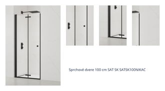 Sprchové dvere 100 cm SAT SK SATSK100NIKAC 1