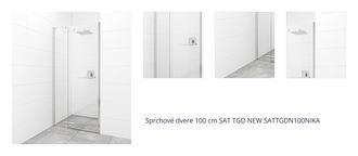 Sprchové dvere 100 cm SAT TGD NEW SATTGDN100NIKA 1