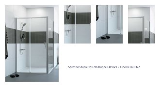 Sprchové dvere 110 cm Huppe Classics 2 Easy Entry C25302.069.322 1