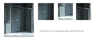 Sprchové dvere 110 cm Huppe Design Elegance 8E0213.092.322.730 1