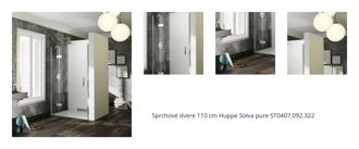 Sprchové dvere 110 cm Huppe Solva pure ST0407.092.322 1