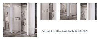 Sprchové dvere 110 cm Ravak Blix Slim X0PMD0C00Z1 1