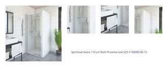 Sprchové dvere 110 cm Roth Proxima Line 525-1100000-00-15 1